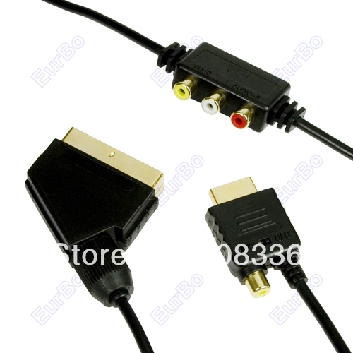 Купить 3000шт много rgb scart кабель с av-box для ps2 в интернет ...