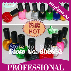 Free Shipping (8 colors/Lot) 100% high quality 12ml/pc Konad Nail Art Stamp Stamping Special Polish for template(China (Mainland))