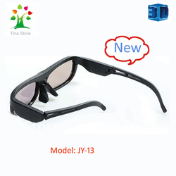 Free shipping Black Color 3D Points Anaglyph Glasses Active Shutter TV Glasses for Philips 40PFL5507 3D Video Eyewear(China (Mainland))