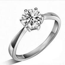 Free shipping MSF bestselling high quality 925 silver & swiss CZ diamond & platinum plated female`s wedding rings finger ring