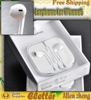 1:1 Original 3.5mm stereo earphone with for ipod touch 5 earphone for ipod Nano 6,Earpods for iphone 5 5G Earpods+Retail box