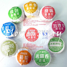 45 pcs 9 Kinds flavors Chinese puer tea pu er ripe pu erh tea bag gift