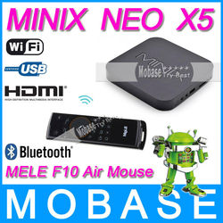 [ Free MELE F10 Air Mouse ] MINIX NEO X5 RK3066 Dual Core Cortex A9 Google Smart Android TV Box Wifi Bluetooth USB RJ45 HDMI(China (Mainland))