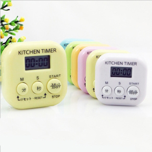 Retail Cute Digital Kitchen Timer Countdown Magnetic Interval Clock with Seconds Large Display Cooking Tools Accessories KT004(China (Mainland))