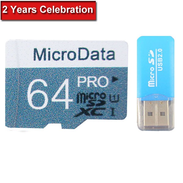 Купить 1шт микро sd карты 64 ГБ 10 класса памяти карты флеш-карты micro ...