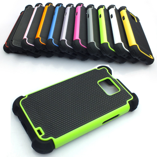 Dual Layer Rugged Armor Hybrid Hard Case Cover for Samsung Galaxy S2 II i9100