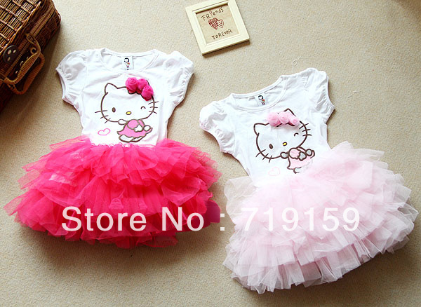Vestidos de Hello Kitty para niña - Imagui