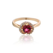 CZ Diamond Wedding Ruby Rings For Women Bijoux Fashion New 2015 Zircon Anel 18K Gold Plated