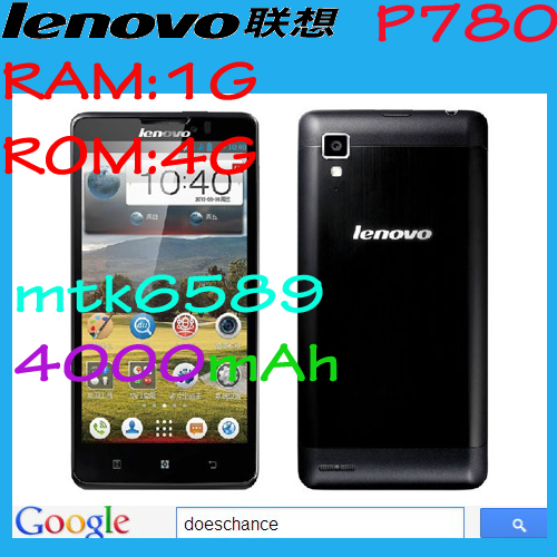 Original Lenovo P780 phone MTK6589 Quad Core Mobile Phone 5 0 Gorilla Glass 8Mp 1GB RAM