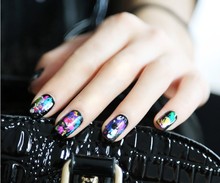 Nail Art Foil Stickers Decals Fashion 50Designs 100pcs lot Leopard Nail Transfer Craft Fingernails Wraps Decorations
