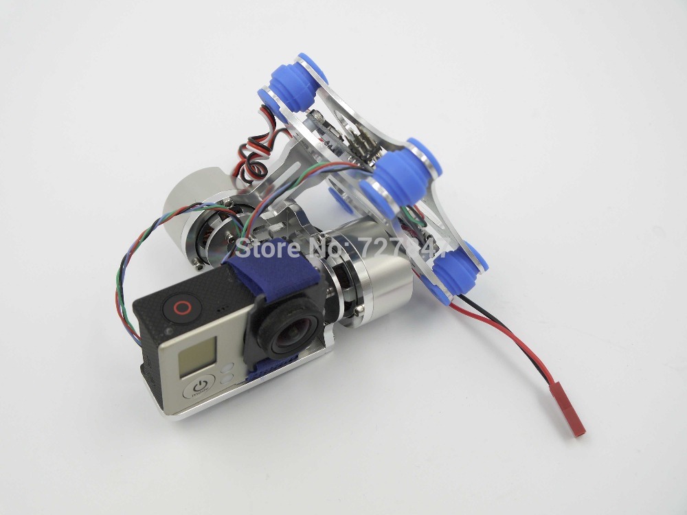 B003 DJI Phantom Gopro 2 3 Metal Brushless Gimbal Camera w/Motors 