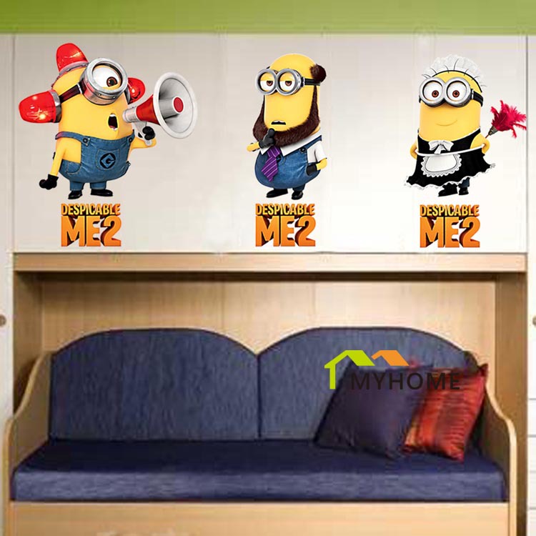 Despicable Me 2 Minions Environmental Friendly PVC Cartoon Children's