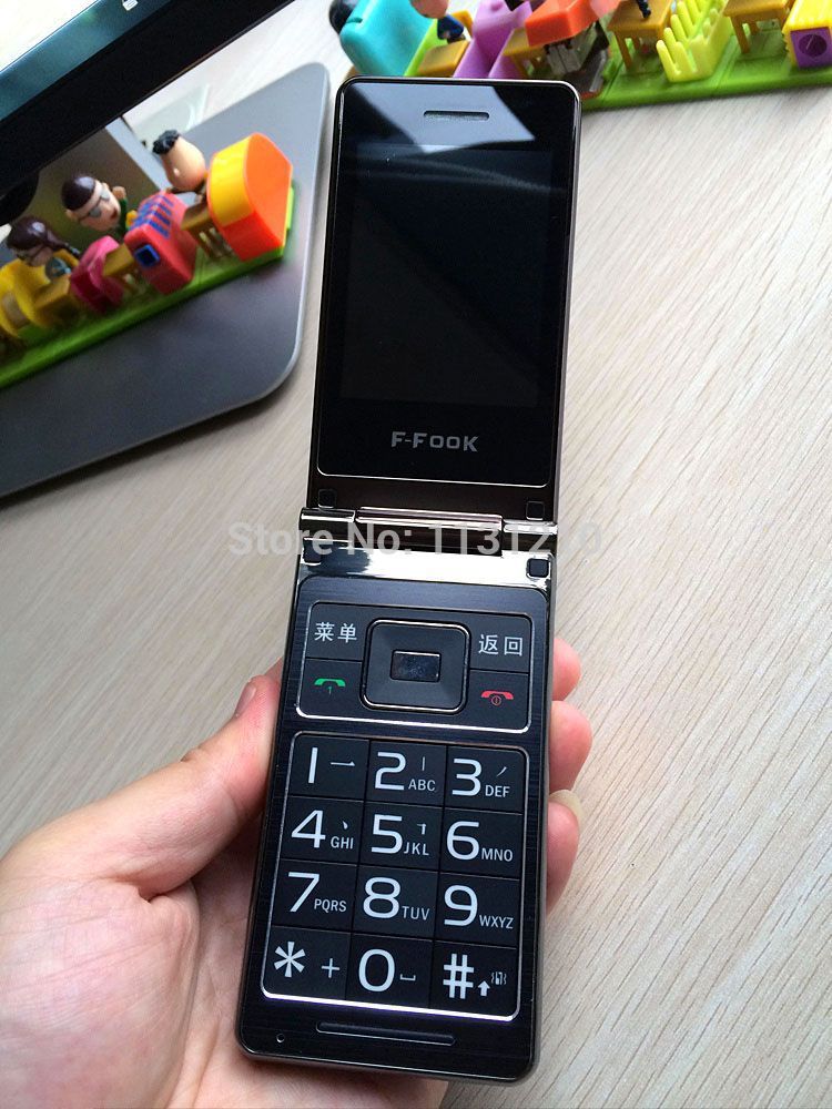 Купить Новый celular флип мобильный телефон большая кнопка большой ...