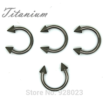 Horseshoe Rings Studs Nose Septum Ear Piercing Jewelry 100 G23 Titanium