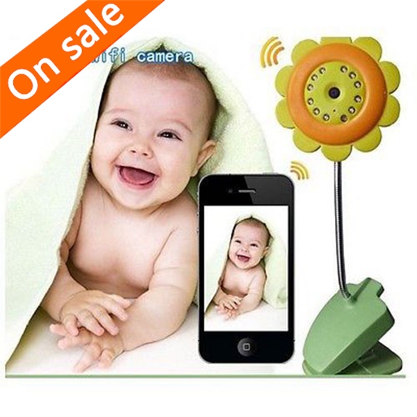 Baby Monitor Wifi Camera DVR Night Vision Mic For IOS Andriod Smartphone