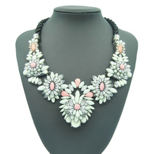 2015 New Shourouk Flower Choker Fashion Colar Statement Necklace Collares Statement Jewelry Women Choker Necklace Accessories