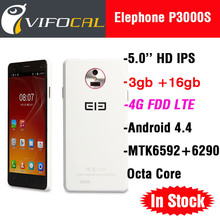 Original Elephone P3000S 4G FDD LTE MTK6592 6290 Octa Core Smart Phone 5 0 5 inch