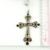 Christmas gift, Europe Fashion Leopard Design Cross Pendant Necklace Scarf, NL-1588