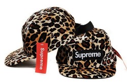2012 New arrival Supreme 5 Panel Camp Caps Leopard Snapbacks hats cheap Adjustable hat hot sale !(China (Mainland))