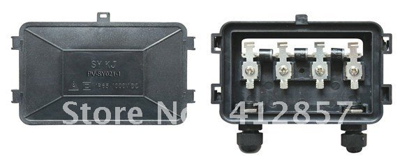 junction box and solar distribution box connector for DIY cell panel 