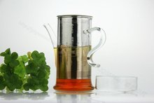 FREE SHIPPING Coffee Tea Sets 250ml glass teapot with filter easy to use 2014new cup PIAOYI