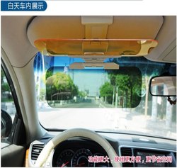 Free shipping automatic car shield flip sunglasses visor mirror cover the visor clip auto parts wholesale(China (Mainland))