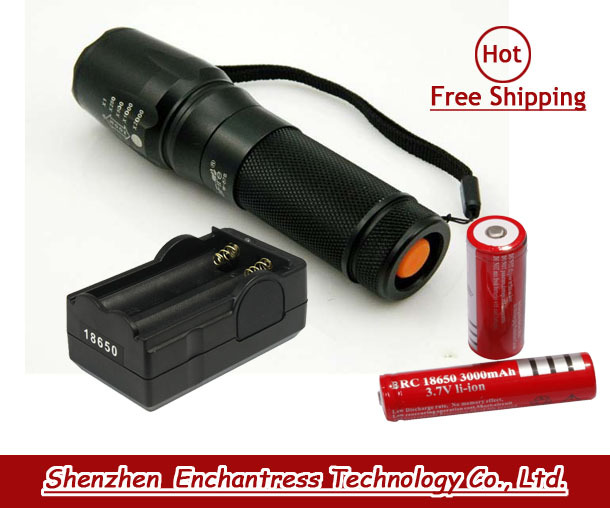 Купить UltraFire 5-режиме 1800 люмен алюминия zoomable сосредоточиться ...