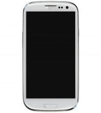 Mobile Phone LCDs For Samsung I9300 galaxy s3  LCD Display +Touch screen digitizer + Front frame Flex cable Assembly White