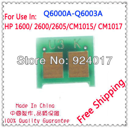 For impressora HP Laserjet Q6000A Q6001A Q6002A Q6003A Toner Chip For Hp Color LaserJet 1600 2600