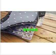 ankle boots Leopard print wellingtons honeycomb fashion rainboots women wellies wedges wellies galochas