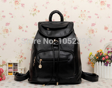 Free shipping women New Fashion Cute black and leopard ladies Shoulder Bag Backpack