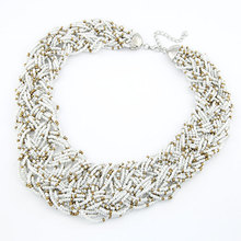 Fashion Short Temperament Of Bohemia Bead Necklace Sweater Chain Fashion Jewelry Wholesale