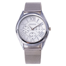 Geneva Watch Full Steel Watches Women dress Analog wristwatches men Casual watch 2014 Ladies Unisex Quartz