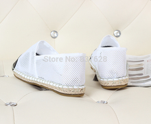 Free shipping 2014 women s flats Brand Design espadrille shoes fashion women flats boat shoes Mesh