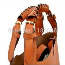 New Hot sale Wholesale Women Shoulder bag Hot Popular Retro pu leather Handbag Woven Belt Handle