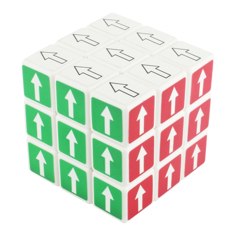 Купить xwh 3 x 3 x 3 магический куб стрелка шаблон мини-пластиковый куб ...