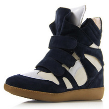 2014 new style leather boots women sneakers Isabel Marant shoes woman Genuine Leather autumn boots women