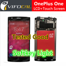 With softkey illumination light Oneplus One LCD Display Screen 100 Original Touch Assembly Replacement for Cyanogenmod