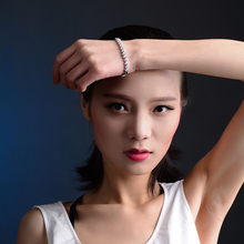 Joyme Brand New Hot Clear Zirconia Crystal Platinum Plated Bracelets Bangles Roma Bracelet For Women Fashion