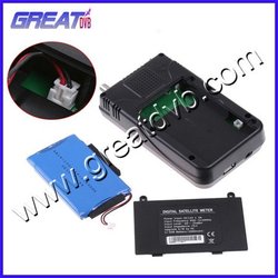 free shipping satellite finder Satlink WS 6906 3.5inch LCD support FTA AV DVB black color digital satellite finder meter P133(China (Mainland))