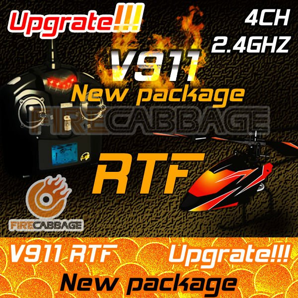 Spedizione gratuita- nuovo pacchetto wl v911 4ch 2.4 GHz schermo lcd solo pro r/c rtf elicottero rc