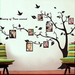 Supernova umsatz, kostenloser versand, drucken wandtattoo baum art, diy mode dekoration aufkleber wand zimmer, 100*135cm, zqt021