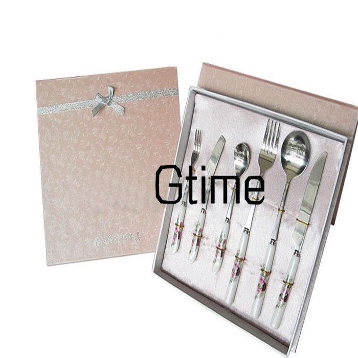 knife spoon set metal cheese  fork cheese box bone in gift cutlery set bento knife.jpg spoon