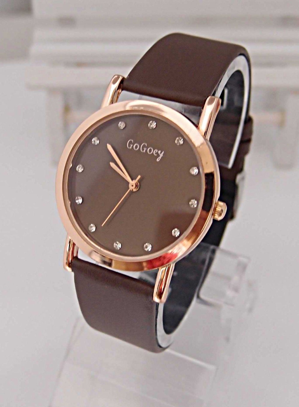 leather watch women men ladies fashion dress quartz wrist watch 