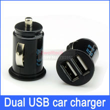 2 Port Dual USB Car Charger for iPhone 4s iPod ipad galaxy all phone 5V 2