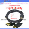 Free shipping mini HDMI male cable to hdmi male cable for tablet tv mobile phone 1080p 3D