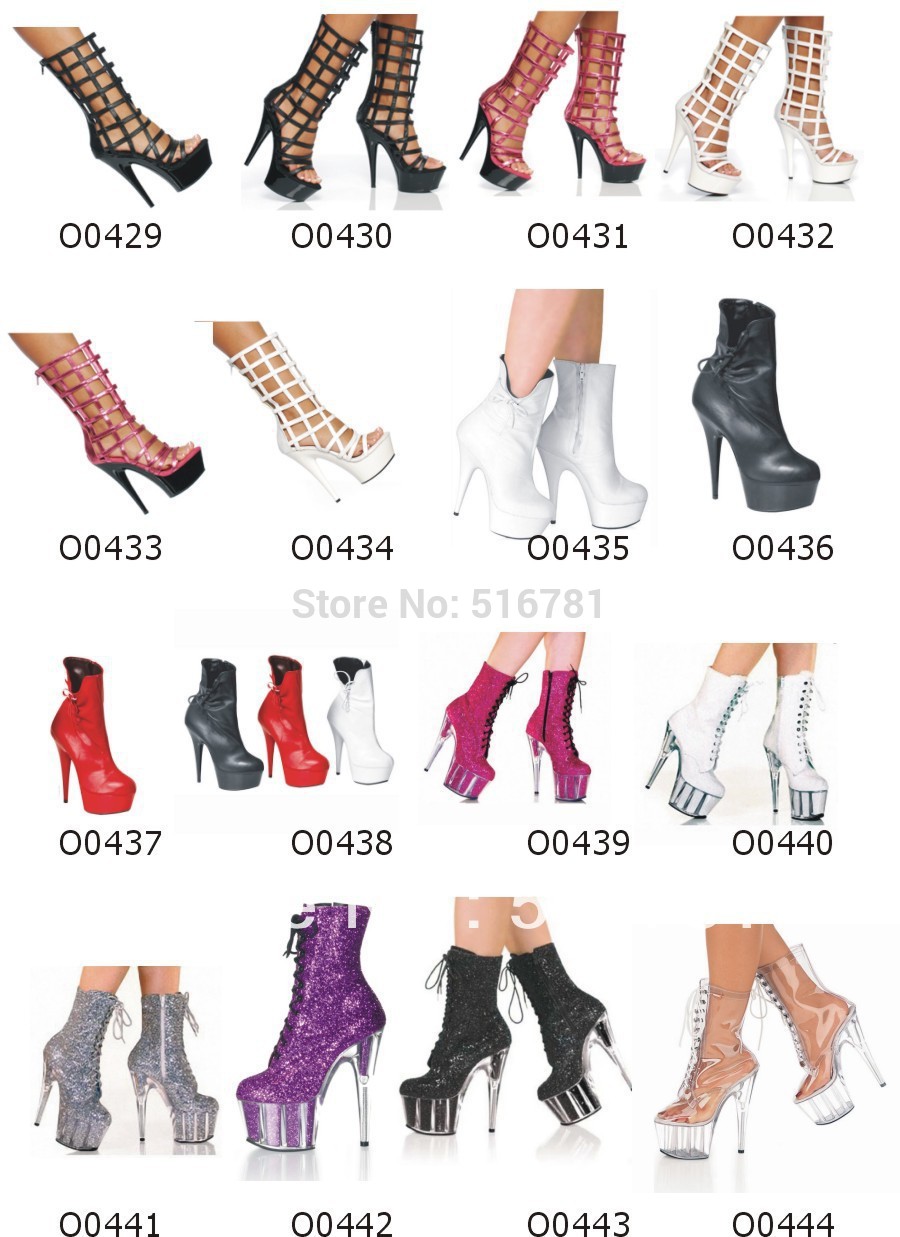 Comfortable Soft Leather 15cm High Heeled Shoes Sexy Ankle Boots 6 Inch Classic Short Boots Club