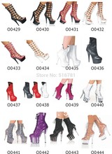 Comfortable Soft Leather 15cm High-Heeled Shoes Sexy Ankle Boots 6 Inch Classic Short Boots Club Heels For Women + Free Shipping