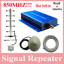 Hot Sell AMERICA, EUROPE Mini Model Cell Phone Signal Booster Amplifier, GSM 800mhz Signal Repeater, 850mhz Booster Amplifier