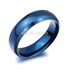 stainless steel blue color the rings for men and women finger ring jewelry